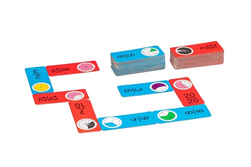 Domino bruchrechnen mathe - bruchrechnen,
