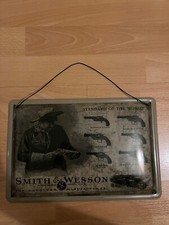 Schild Blech Smith&Wesson Waffen Deko