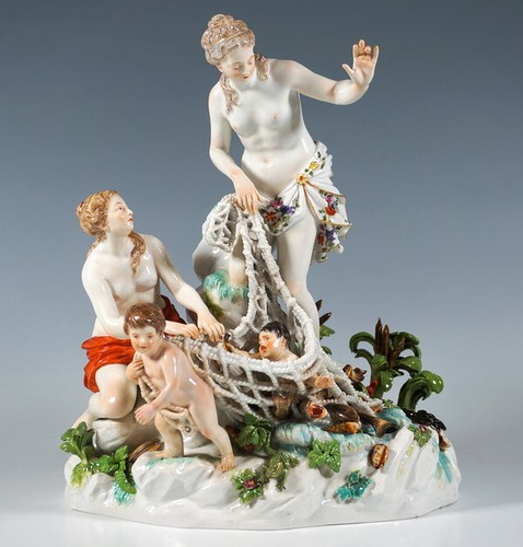 Meissen figur gruppe - meissen,