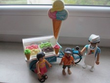 Playmobil-Eiswagen-Verkäufer-Kinder-Eis wie 9426