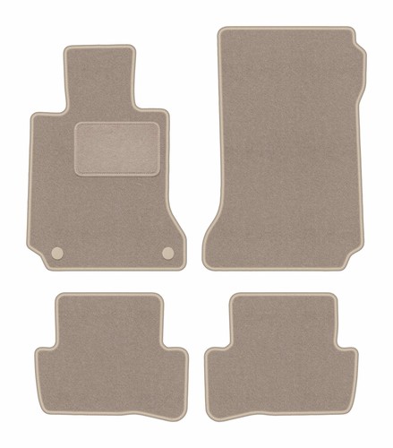 Auto fußmatten velours beige - auto-fußmatten,