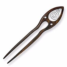 Exclusive Holz Design Haarnadel Hairpin Haargabel Handarbeit HN266