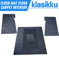 PASSEND FÜR TOYOTA FJ40 BJ40 LAND CRUISER FUSSMATTE TEPPICH INNEN GUMMI Set 3tlg