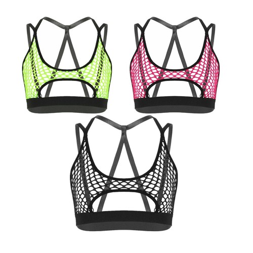 Damen durchsichtig crop top - damen,