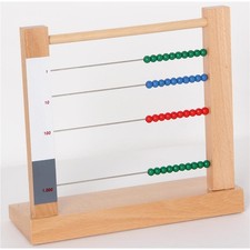 Montessori Kleiner Rechenrahmen, Rechenschieber, Lernspielzeug, NEU