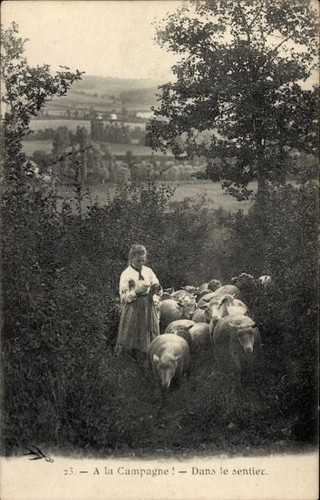 Mädchen französischer - mädchen, in