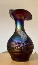 Ferdinand von Poschinger Vase, glass with iridescence