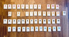 Rummikub Ersatzsteine von Jumbo Original; 3,9 * 2,7 cm Spielsteine Ersatzteile