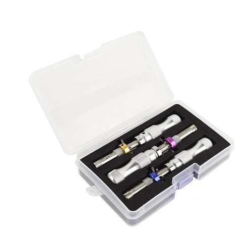 Tubular lock pick - lock, set