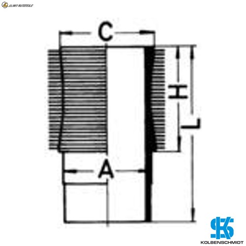 Zylinderlaufbuchse 89495110 - zylinderlaufbuchse,