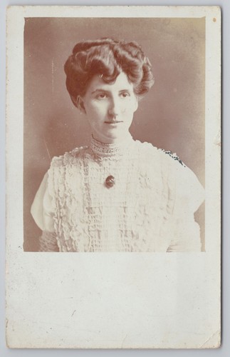 Rppc edwardianische frau - rppc,