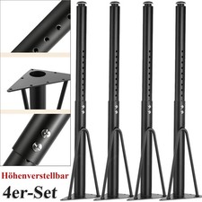 4er Tischbeine Teleskopbein