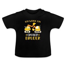 Großer Bruder Bagger Baby Bio T-Shirt