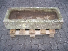 gelblicher Sandsteintrog - Pflanztrog - Brunnentrog - Natursteintrog