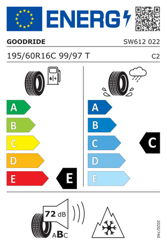 Goodride sw612 195 r16c - sw612, 195/60
