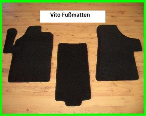 Fußmatten teilig velour - 3-teilig,