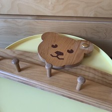 Steiff vintage Garderobe Holz