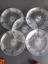 Arcoroc Fleur Servierteller und Speiseteller ø 27cm/ 22,5cm Hartglas Luminarc