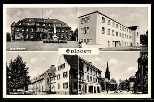 Opladen landratsamt - ak, opladen,