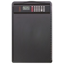 Alassio Klemmbrett, DIN A4, mit Taschenrechner, schwarz (0085)