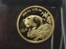 1999 China Panda 10 Yuan Gold