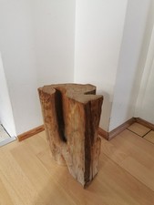 Dekosäule - Holzsäule - Podest - Pflanzenpodest Skulptur 