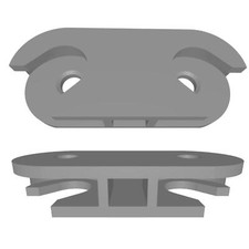 ULROAD 2x Ersatzteil Scharnier Halter für IKEA HEMNES GREVBAECK Schuhschrank