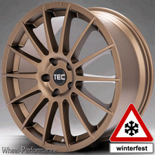18 Zoll T7 Alufelgen 8x18 5x110 ET38 in bronze für Opel und Saab