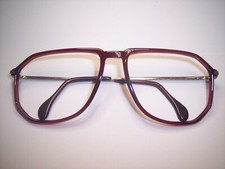 Extragroße Pilotenbrille STEPPER SI 106 mit Sehstärke Kunststoff 1,5 H - SET