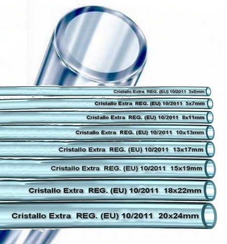 Schlauch klar meterware pvc - klar,