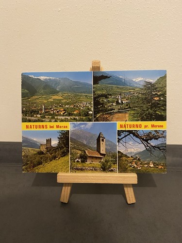 Vintage postkarte naturns bei - postkarte,