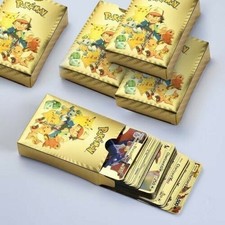 54 deutsche Pokémon Sammelkarten gold silber schwarz Geschenk German 1-3 Ausgabe