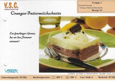 Vemmina Rezeptkarte  - Orangen-Buttermilch Schnitte - Gruppe 1 Rezept 14