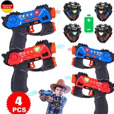 4X Laser Tag Guns Set Infrarot Laserpistolen Kinder Spielzeug Pistole Geschenk