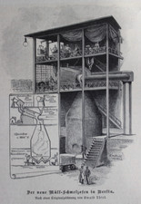 Antiker Holzstich Der neue