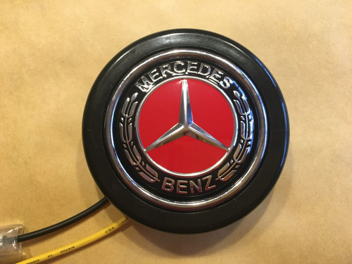 Hupenknopf rot mercedes benz - rot,