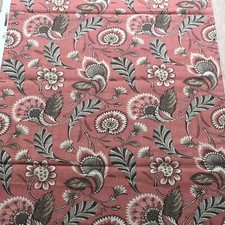 Schumacher Designer Stoff Vorhang/Polster Material Ursula Tisch Aufdruck 3.75m