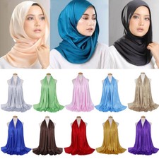 Satin-Seiden-Hijab-Schal