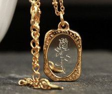 Edelstahlkette Rose Spiegel