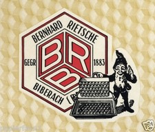 Bienenzucht Rietsche XL Reklame 1956 Maschinen Apparate Biene Honig Biberach ad