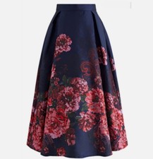 NEUER eleganter Abendrock mit Stickerei – Gr. M