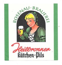 Bieretikett rosenau brauerei - bieretikett, rosenau-brauerei