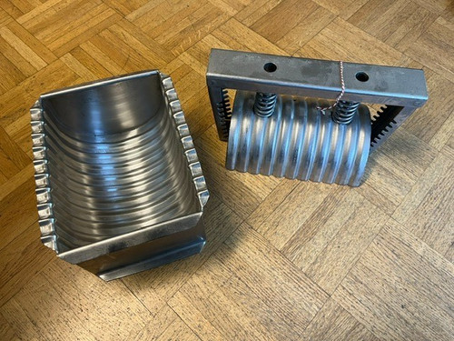 Schinkenform gerillt 22x16cm