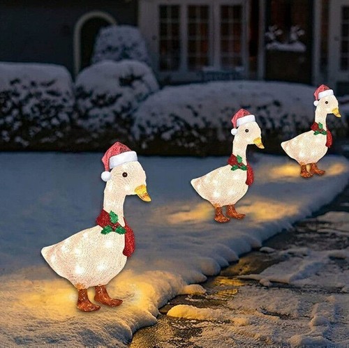 Led weihnachtsfigur ente - 1,
