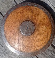 Antiker Holz und metal Diskus Sport 2 KG Wurfscheibe sportgerät leichtatletik