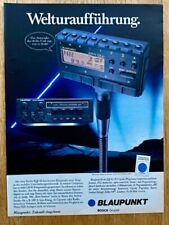 Blaupunkt Berlin IQR 83 Autoradio Werbeanzeige Oldtimer 1983 Vintage Ad Werbung