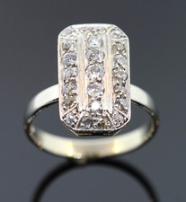 SCHÖNER ART DECO RING MIT 23