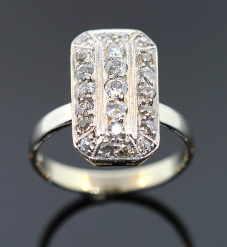 Schöner art deco ring mit - deco, 23