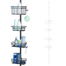 bremermann Teleskop-Badregal, 4 Körbe Duschregal bis max. ca. 290 cm 