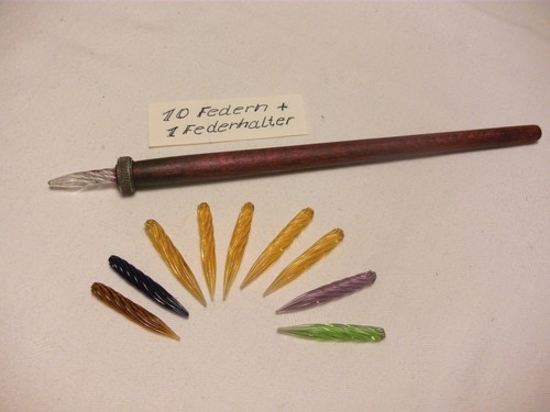 Glasfedern federhalter glas - glasfedern,
